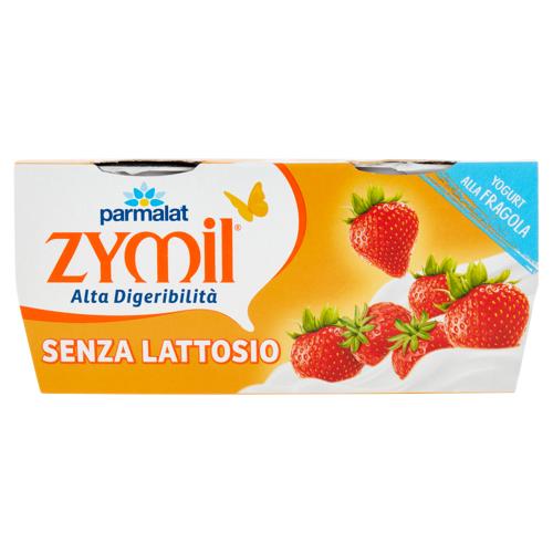 ZYMIL Alta Digeribilità Senza Lattosio Yogurt alla Fragola 2 x 125 g