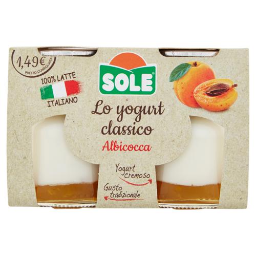 Sole lo yogurt classico Albicocca 2 x 125 g