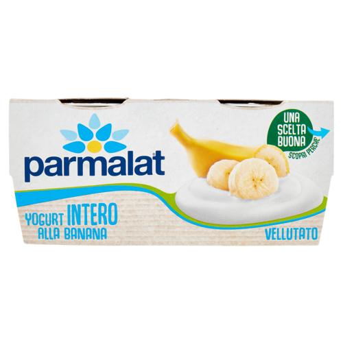 parmalat Yogurt Intero alla Banana Vellutato 2 x 125 g