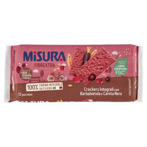Misura Fibrextra Crackers Integrali Barbabietola e Carota Nera 385 g