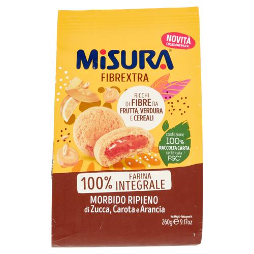 Misura Fibrextra Morbido Ripieno Zucca, Carota e Arancia 260 g