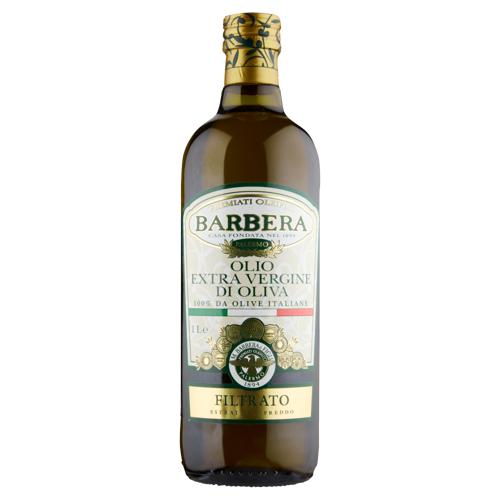 Barbera Olio Extra Vergine di Oliva 100% da Olive Italiane Filtrato 1 L