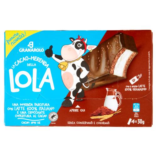 Granarolo la Cacao-Merenda della Lola 4 x 30 g