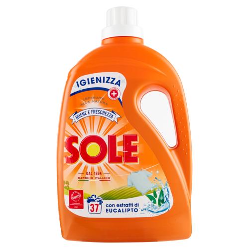 Sole Detersivo lavatrice Igiene e Freschezza 37 lavaggi 1,85 L