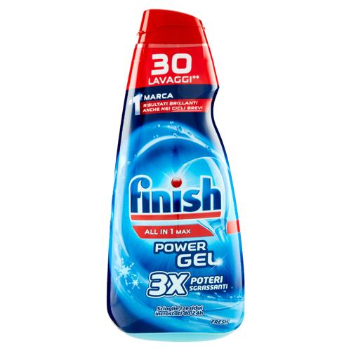 Finish Power Gel Fresh liquido lavastoviglie 30 lavaggi 600 ml