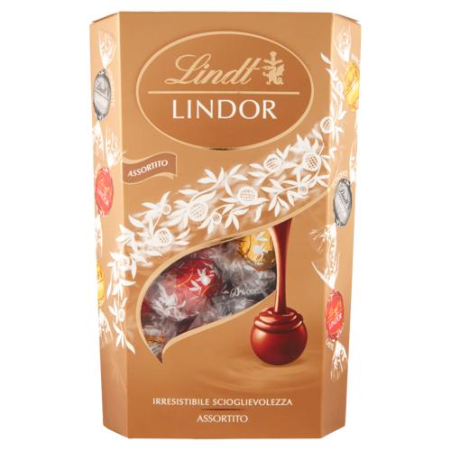 Lindt Cioccolatini Lindor Cioccolatini assortiti Scatola 337 g