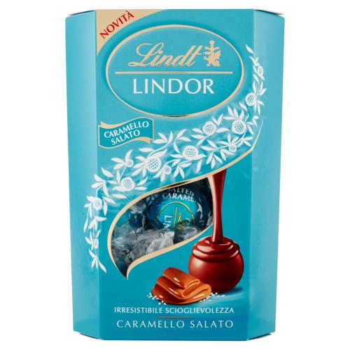 Lindt Lindor Cioccolatini Cioccolato al latte Caramello 200 g