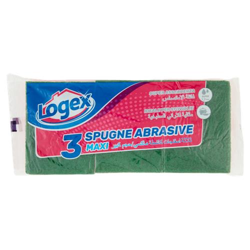 Logex Spugne Abrasive Maxi 3 pz