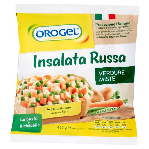 Orogel Insalata Russa Verdure Miste Surgelati 450 g