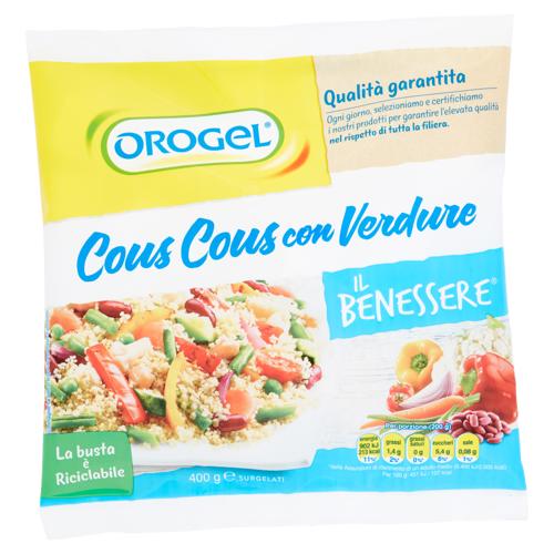 Orogel Il Benessere Cous Cous con Verdure Surgelati 400 g