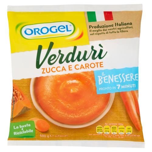 Orogel il Benessere Verdurì Zucca e Carote Surgelati 600 g