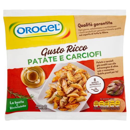 Orogel Gusto Ricco Patate e Carciofi Surgelati 400 g