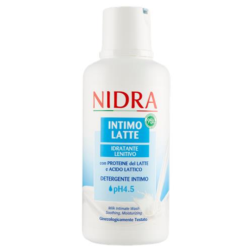 Nidra Intimolatte Lenitivo Idratante Detergente Intimo pH 4.5 500 mL