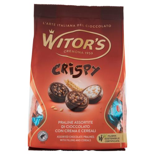 Witor's Crispy Praline Assortite di Cioccolato con Crema e Cereali 250 g