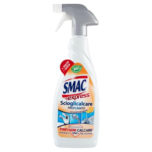 Smac Express Scioglicalcare Spray Profumato con Barriera Previeni Calcare, Essenza di Agrumi, 650 ml