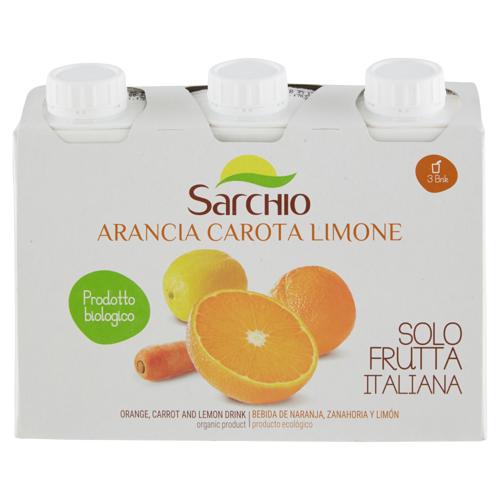 Sarchio Arancia Carota Limone 3 x 200 ml