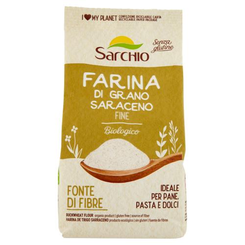 Sarchio Farina di Grano Saraceno Fine Biologico 500 g