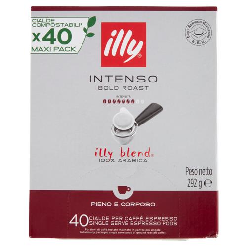illy Intenso 40 Cialde per Caffè Espresso 292 g