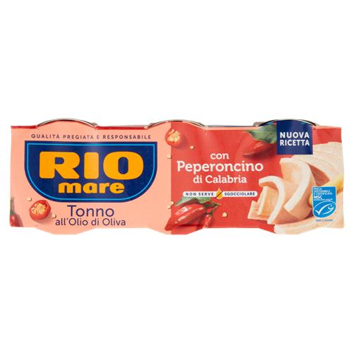 Rio mare Tonno all'Olio di Oliva con Peperoncino di Calabria 3 x 65 g