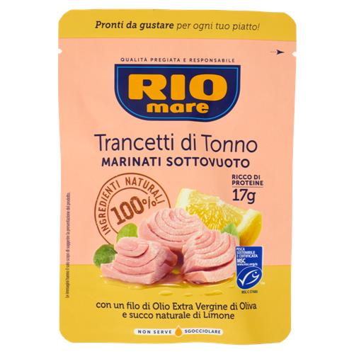 Rio mare Trancetti di Tonno con un filo di Olio Extra Vergine di Oliva e succo di Limone 70 g