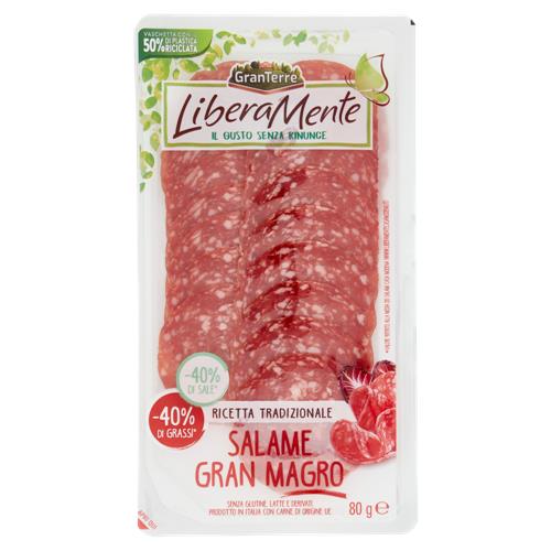 GranTerre LiberaMente Salame Gran Magro 80 g