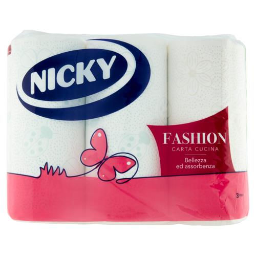 Nicky Fashion Carta Cucina 3 pz