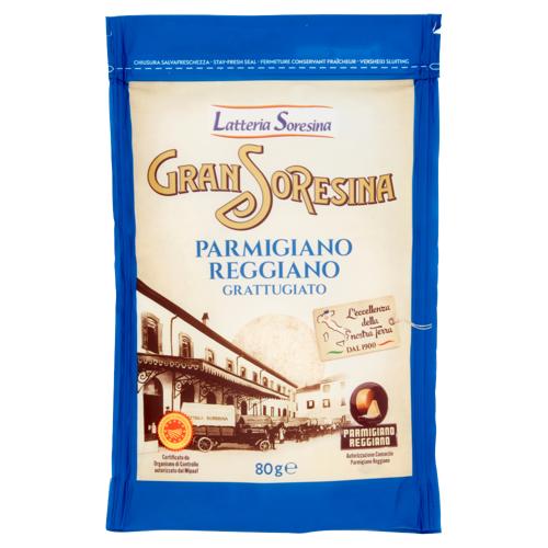 Gran Soresina Parmigiano Reggiano DOP Grattugiato 80 g