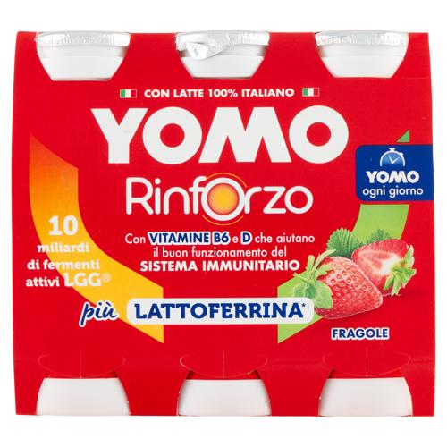 Yomo Rinforzo più Lattoferrina* Fragole 6 x 90 g