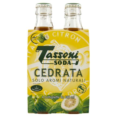Tassoni Cedrata 4 x 180 ml
