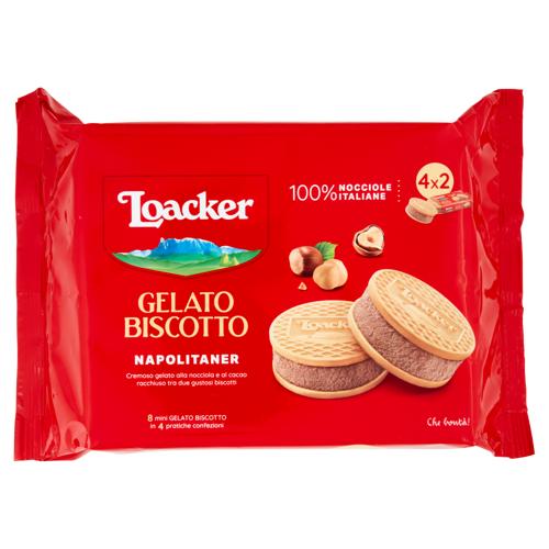 Loacker Gelato Biscotto Napolitaner 4 x 66 g