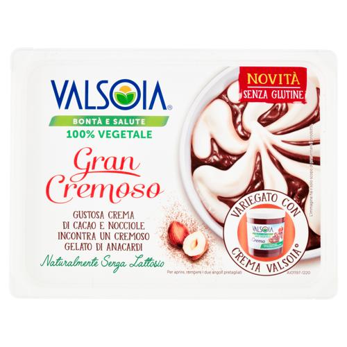 Valsoia Bontà e Salute Vaschetta Gran Cremoso Nocciola 400 g