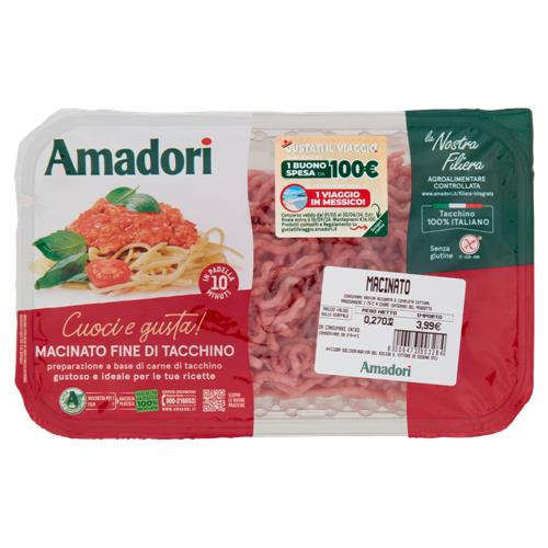 Amadori Macinato Fine di Tacchino 0,270 kg