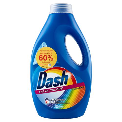 Dash Detersivo Liquido Lavatrice, Salvacolore, 21 Lavaggi 1050 ml
