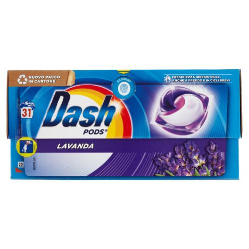 Dash Pods Detersivo Lavatrice In Capsule, Lavanda, 31 Lavaggi 706,8 g