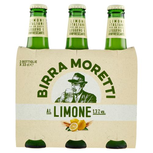 Birra Moretti al Limone 3 x 33 cl