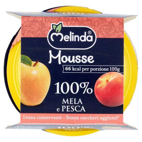 Melinda Mousse mela Golden e pesca 2 x 100 g