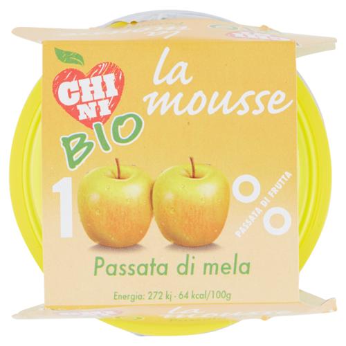 Chini Bio la Mousse 100% frutta Passata di mela Golden 2 x 100 g