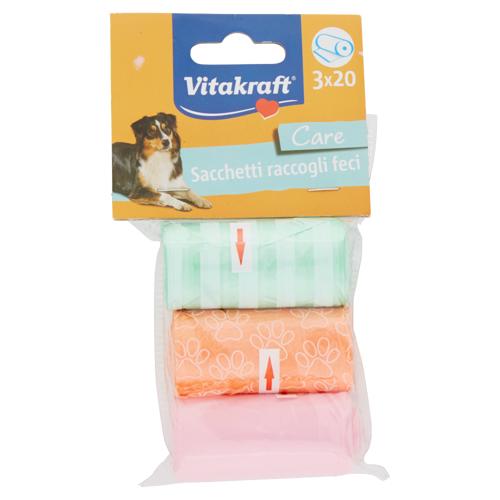 Vitakraft Care Sacchetti raccogli feci 60 pz