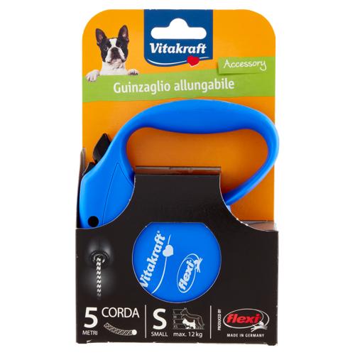 Vitakraft Accessory Guinzaglio allungabile Corda S Small 5 mt