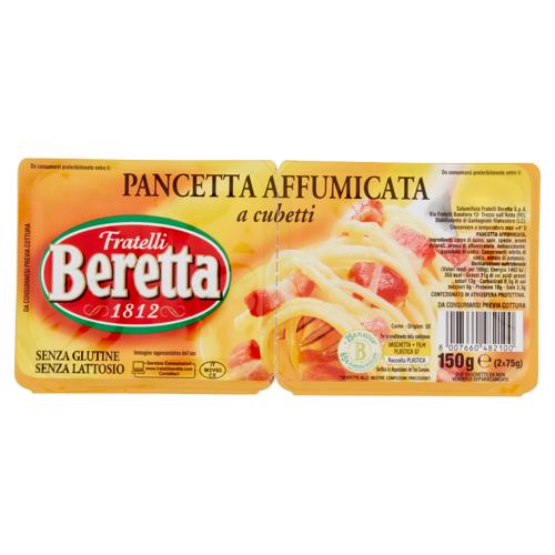 Fratelli Beretta Pancetta Affumicata a cubetti 2 x 75 g