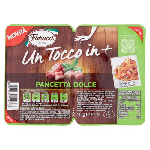 Fiorucci Un Tocco in + Pancetta Dolce 2 x 70 g