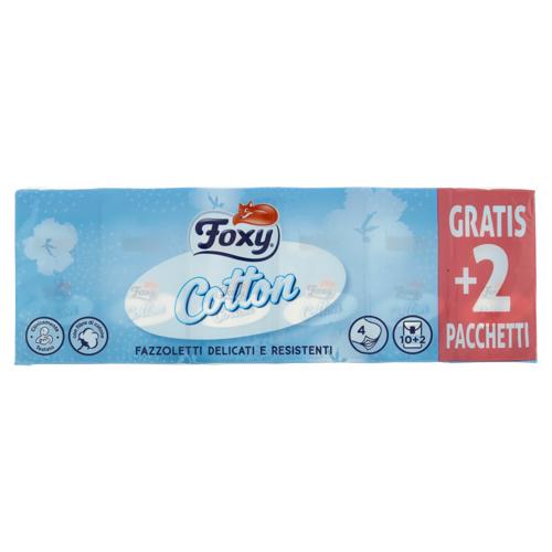Foxy Cotton Fazzoletti 10+2 pz