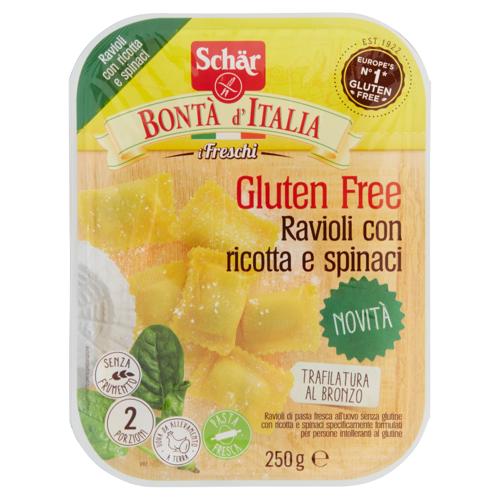 Schär Bontà d'Italia i Freschi Ravioli con ricotta e spinaci 250 g