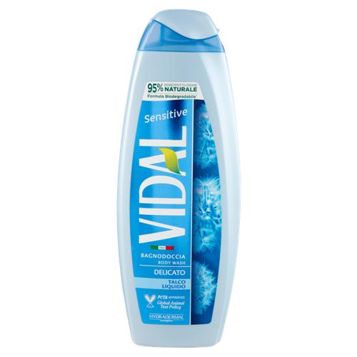 Vidal Sensitive Bagnodoccia Delicato Talco Liquido 500 ml