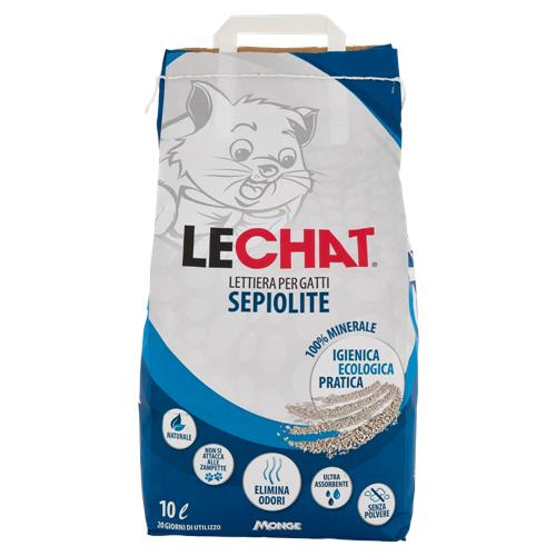 LeChat Lettiera per Gatti Sepiolite 10 l