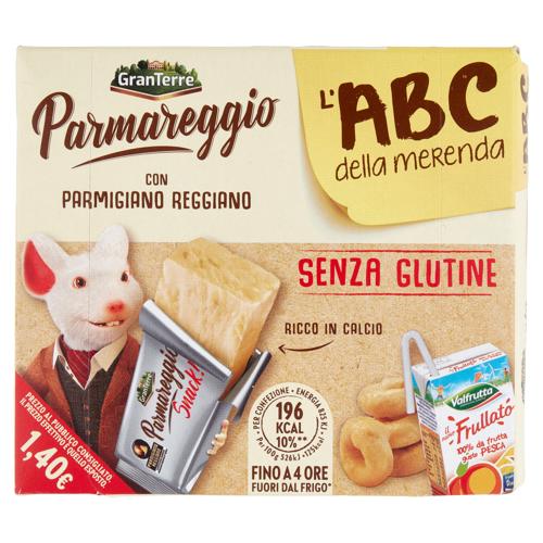 Parmareggio l'ABC della merenda con Parmigiano Reggiano e Taralli Senza Glutine