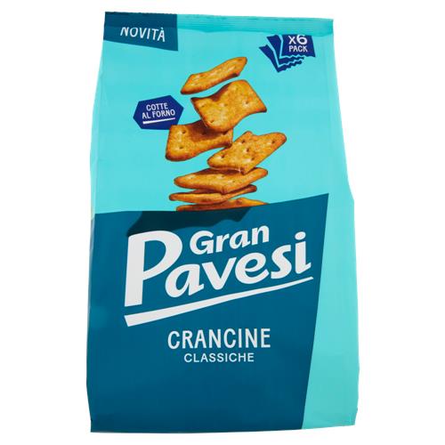 Gran Pavesi Crancine Classiche Snack Cotte al Forno 6 Pacchetti 180g