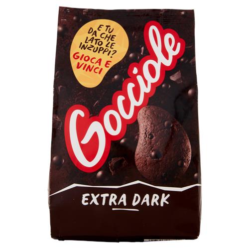 Pavesi Gocciole Extradark Biscotti con Gocce di Cioccolato Extra Fondente 400g