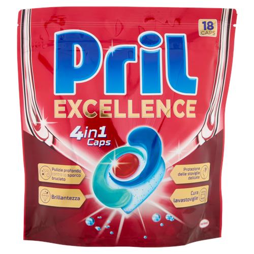 PRIL Excellence 4in1 Caps 18pz (325,8g)