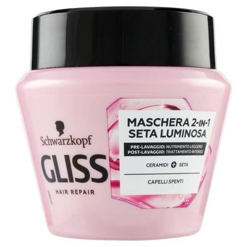 Gliss Hair Repair Maschera 2-in-1 Seta Luminosa 300 ml